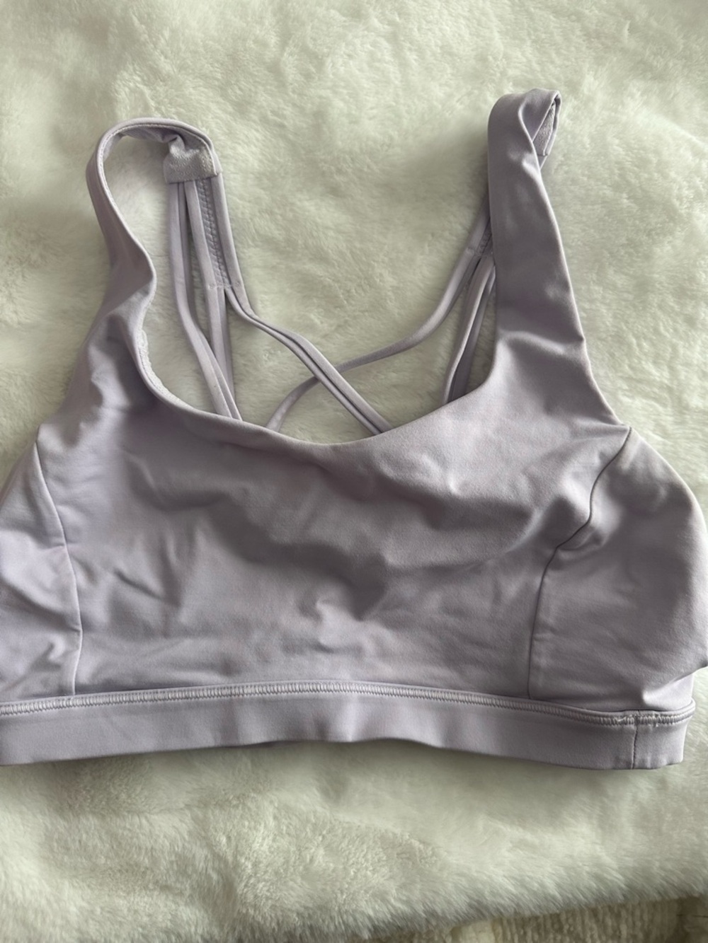 lululemon athletica Lavender Strappy Sports Bra